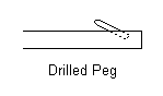 Drilled Peg