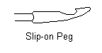 Slip-on Peg