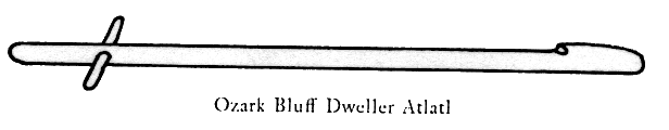 Ozark Bluff Dweller atlatl