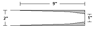 Shaping the Peg End